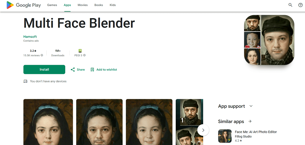 Multi-Face Blender