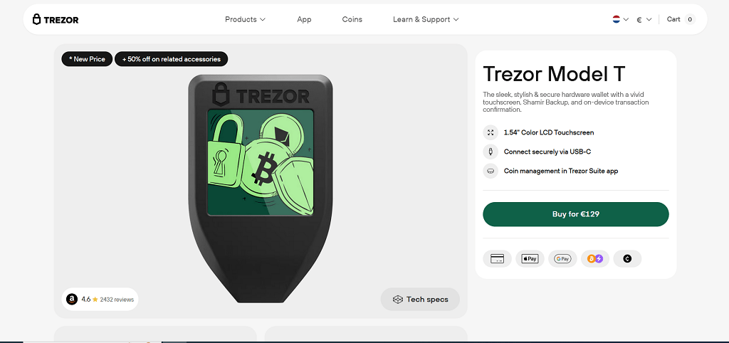 Trezor Model T