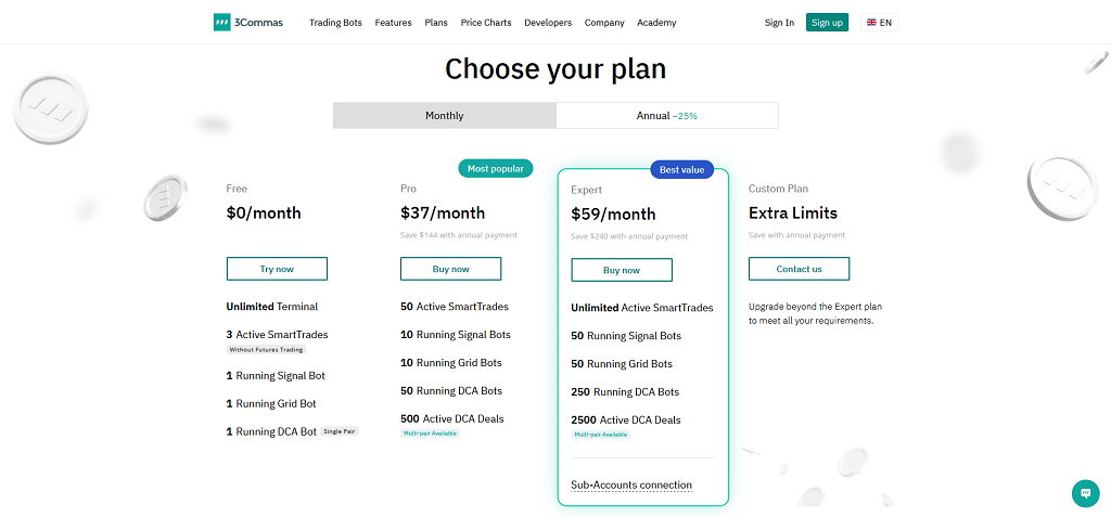 pricing plans